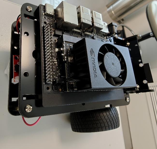 Complete assembly side view